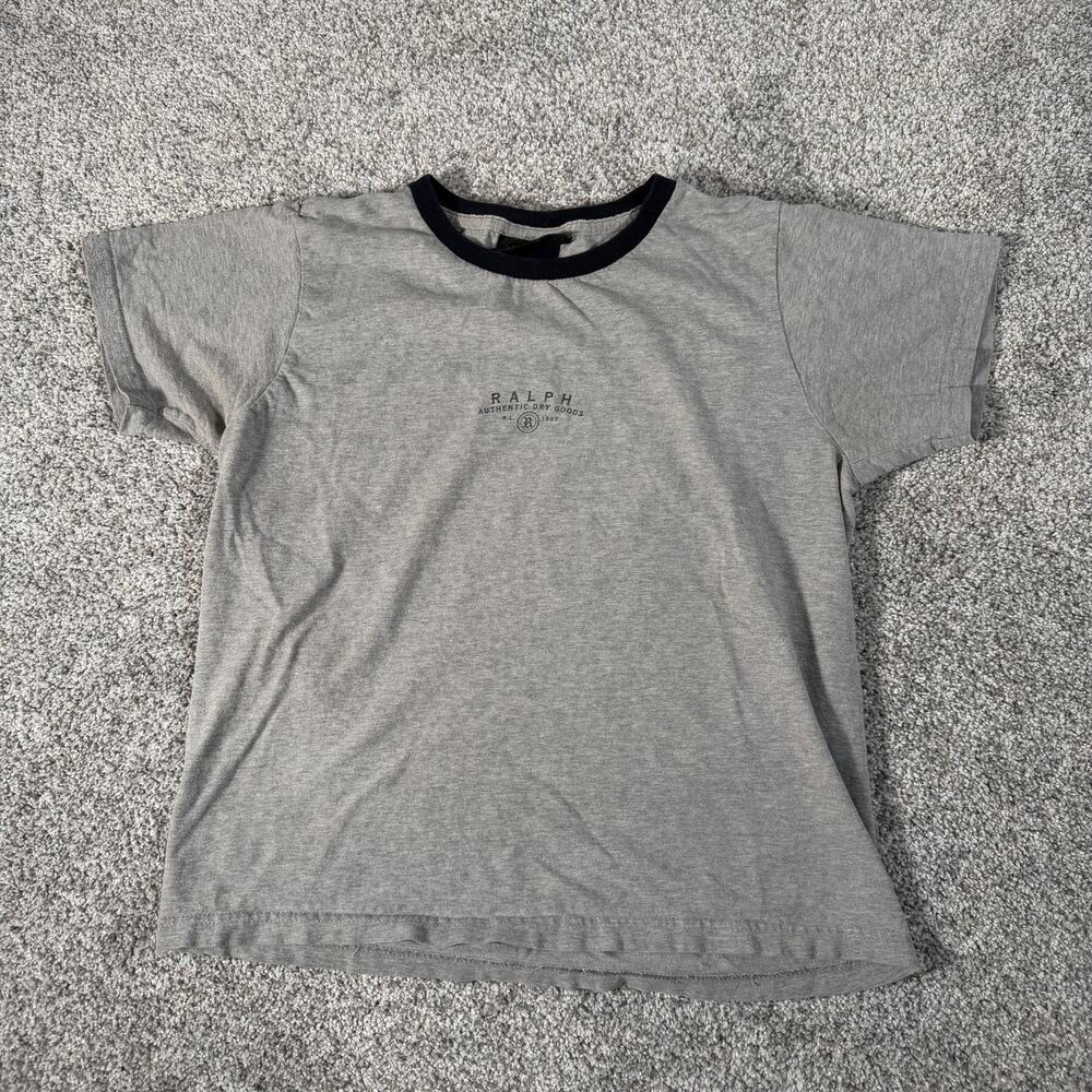 Ralph Lauren Ringer Shirt S Y2K Minimalist Normcore Athleisure Basic Streetwear